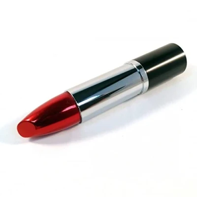 Afbeelding van Zilveren Lippenstift USB stick 8 GB