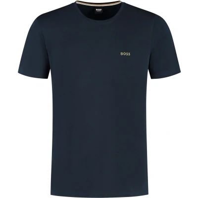 Afbeelding van BOSS MIX Match Pyjamashirt, Heren, Maat: Small, Dark blue