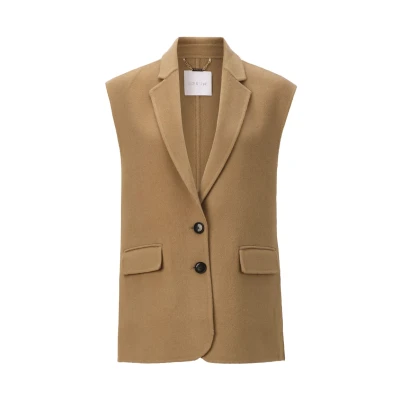 Afbeelding van Rich &amp; Royal Blazer, Dames, Maat: 34, Caffee latte