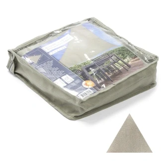 Afbeelding van Schaduwdoek driehoek 3x3x3 m groen