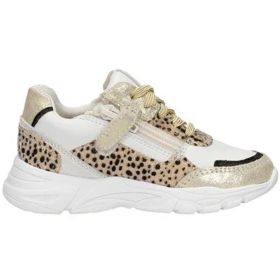 Afbeelding van Keq Sneakers laag voor kinderen, Maat: 30, Goudkleur Leer/ synthetisch