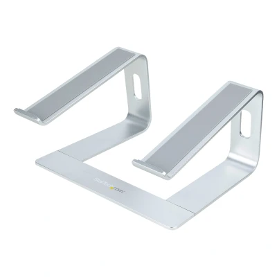 Afbeelding van StarTech.com Laptop Standaard Bureau, Aluminum, Zilver, Max 5kg, Ergonomische Laptopstandaard, Draag