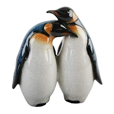 Afbeelding van Collectable Natural World Gift Ornament Twee Penguins 15cm by The Juliana Collection