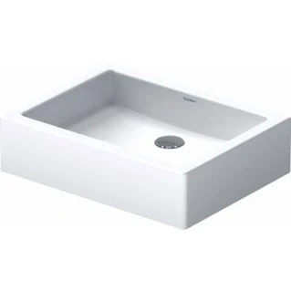 Afbeelding van Duravit Vero opbouwwastafel onderzijde geslepen met bevestiging 50x38cm zonder overloop wondergliss wit