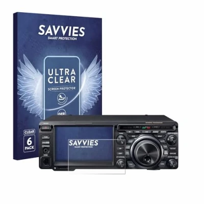 Afbeelding van Savvies (6 Stuks) Schermbeschermer voor Yaesu FT DX10 Screen Protector Ultra Transparant