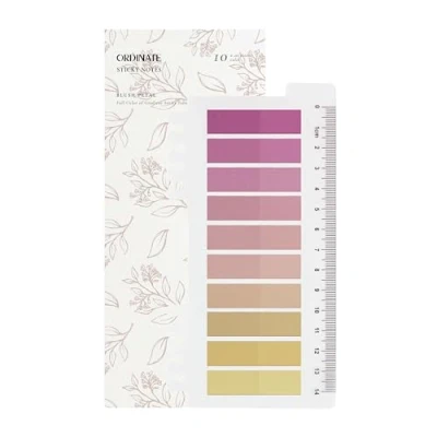 Afbeelding van Ordinate 200 stuks sticky notes, transparante zelfklevende notitieblaadjes om te markeren, plakstrip, bladwijzers, esthetische notitieblaadjes, volledige kleur kleurverloop (J