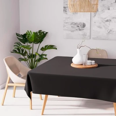 Afbeelding van Soleil d&#039;Ocre Sappe Anti tÃ ¢ ches Aas © en 180x180 cm Alix Zwart, Polyester, 180 X