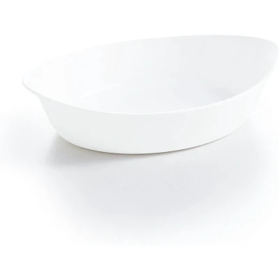 Afbeelding van Serveerschaal Luminarc Smart Cuisine Ovalen Wit Glas 25 x 15 cm (6 Stuks)