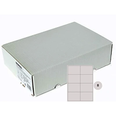 Afbeelding van Kores universele etiketten E10574.500, 105,0 x 74,0mm,100 vellen, wit