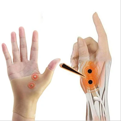 Afbeelding van Laddup Artritis handschoen, magnetische therapie handschoenen, gel pols, voor duim artritis, carpaal tunnel, tendinitis mannen en vrouwen