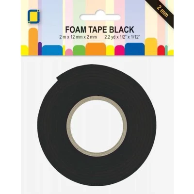 Afbeelding van 3D Foam Tape rolls Black 2mm