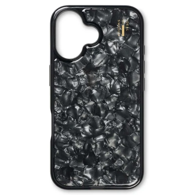 Afbeelding van Apple iPhone 16 Hoesje Gerecycled kunststof iDeal of Sweden Hardcase/Backcover Zwart Telefoonhoesje Shockproof/Valbescherming