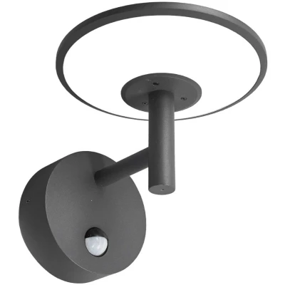 Afbeelding van Lucande LED buiten wandlamp Fenia, antraciet, 21 cm, aluminium