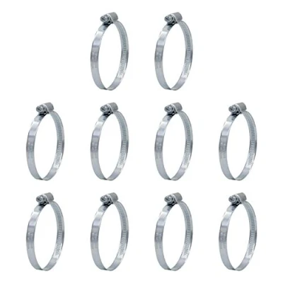 Afbeelding van VARIOSAN Set van 11442 slangklemmen, 10 stuks, spanbereik 50 70 mm, bandbreedte 9 W1