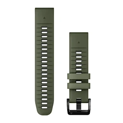 Afbeelding van Garmin Fenix/Epix, QuickFit Horlogeband, Siliconen, 22mm, Moss/Graphite