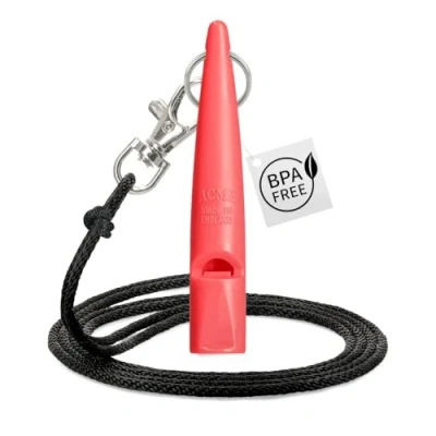 Afbeelding van ACME Hondenfluitje No. 211,5 + gratis pijpenband origineel uit Engeland Ideaal voor hondentraining Robuust materiaal Gestandaardiseerde frequentie Luid en verreikend (Coral Redd)