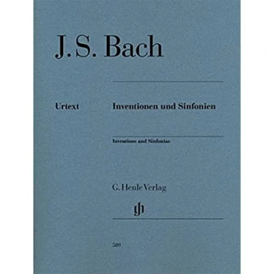 Afbeelding van JOHANN SEBASTIAN BACH : INVENTIONS AND SINFONIAS ET SINFONIES: Besetzung: Klavier zu zwei Händen