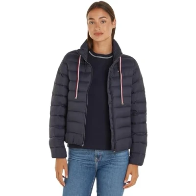 Afbeelding van Tommy Hilfiger Packable Jacket Gewatteerde jas, Dames, Maat: XS, Desert sky