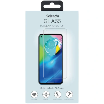 Afbeelding van Screenprotector Motorola Moto G8 Power: Selencia Gehard Glas