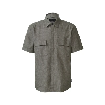 Afbeelding van s.Oliver Black Label Regular FIT Overhemd, Heren, Maat: Large, Olivgrün