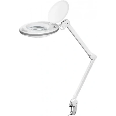 Afbeelding van Goobay LED klem vergrootglaslamp 8W 650lm 127 mm kristalglaslens 1,75x vergroting 3 dioptrie