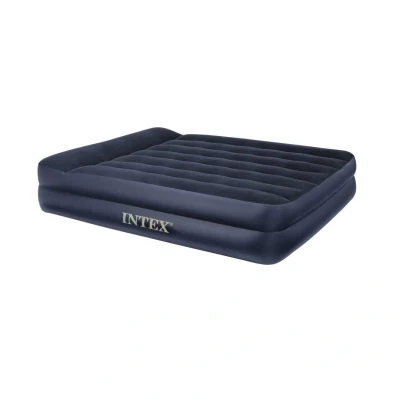 Afbeelding van Intex luchtbed Queen Pillow Rest 152 x 203 cm PVC blauw/zwart
