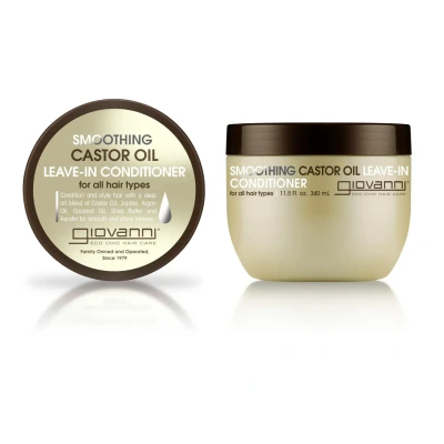Afbeelding van Giovanni Smoothing Castor Oil Leave In Conditioner 340 ml