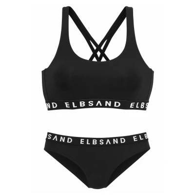 Afbeelding van Elbsand SET Bikini, Dames, Maat: 34xA/B, Schwarz