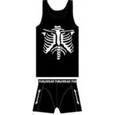 Afbeelding van Funderwear Skelet maat 152 Glow in the dark