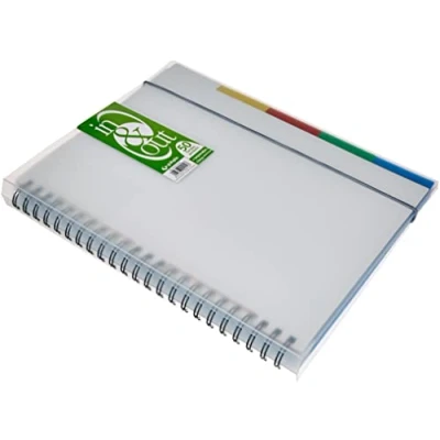 Afbeelding van Organiser Map Grafoplas In &amp; Out Transparant Spiraal