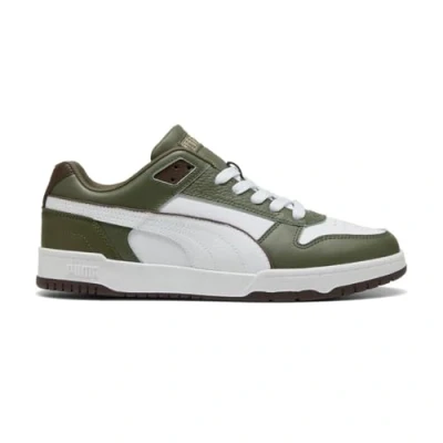 Afbeelding van PUMA Unisex RBD Game Low Sneaker, Loden groen wit Chocolade, 12 UK, Green Witte 47 EU