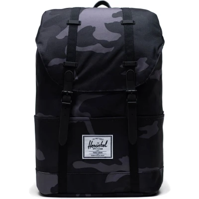 Afbeelding van Herschel Vrije tijd rugzak Schoolrugzak met laptopvak Eco Retreat Backpack 19,5L Night Camo Grijs