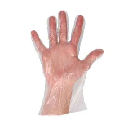 Afbeelding van Transparante PE Handschoenen CMT Geruwd 20my One size