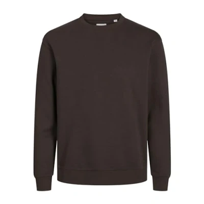 Afbeelding van Jack &amp; Jones Ebradley CREW NOOS Sweater, Heren, Maat: Small, Mulch