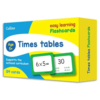 Afbeelding van Times Tables Flashcards: Ideal for Home Learning