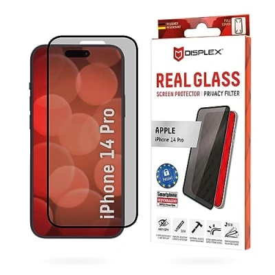 Afbeelding van Screenprotector Apple iPhone 14 Pro: Displex Real Privacy Glass FC