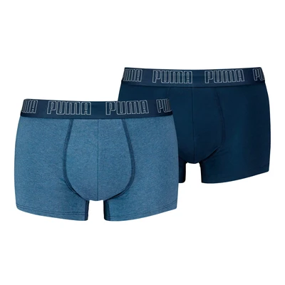 Afbeelding van Puma Herenslips 2P Men Everyday Trunks Blauw katoen Small Heren
