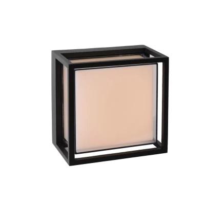 Afbeelding van Lucide SINGA LED Wandlamp Buiten 1x9,6W 2700K IP54 Zwart