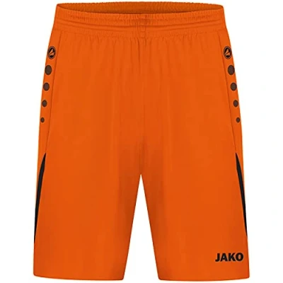 Afbeelding van JAKO Sportbroek Uitdaging, Uniseks Kind, Neonoranje/Zwart, 128