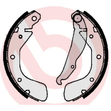 Afbeelding van Brembo Remschoen set S 59 511