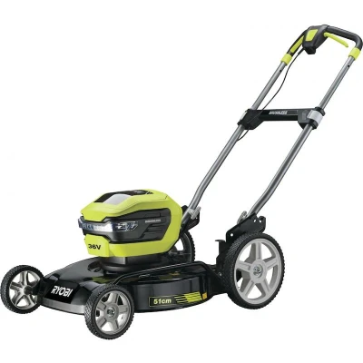 Afbeelding van Ryobi RY36LMMX51A 140 36V BRUSHLESS GRASMAAIER 51CM 1X 6,0AH Enkel Mulching 5133004591