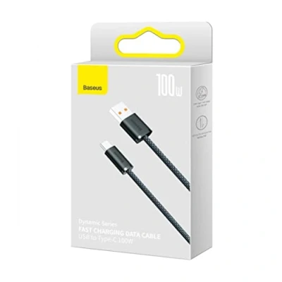 Afbeelding van Baseus Type C Dynamic Series kabel 100W, 1m Grijs (CALD000616)