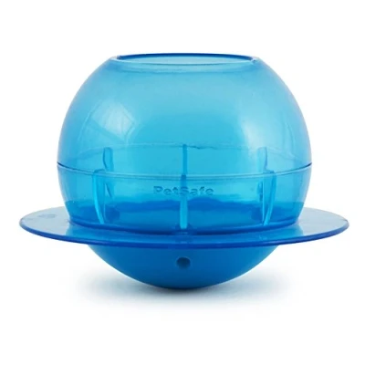 Afbeelding van PetSafe Funkitty Fishbowl Treat Toy, Interactieve voedseldispenser, Activiteiten Snackbal voor katten van alle leeftijden