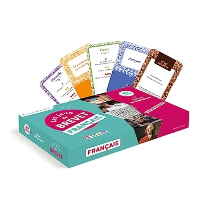 Afbeelding van Les jeux du brevet français: 80 cartes + 1 livret pédagogique