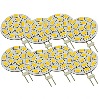 Afbeelding van LEDLUX G4 ledlampen, 12 V, 24 3,5 W, 350 lumen, 15 SMD 5630, 10 V 30 (8 stuks, warm wit, 3000 K)