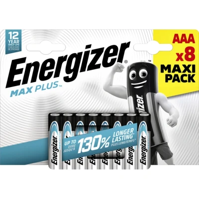 Afbeelding van Energizer Batterijen Max Plus Aaa, Blister Van 8 Stuks