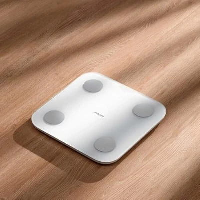 Afbeelding van Xiaomi Mi Body Composite S400 Intelligente lichaamsvet en spierweegschaal, digitale personenweegschaal met Bluetooth 5.0, wit lichaamsgewicht, compatibel iOS Android