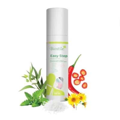 Afbeelding van Biostile Easy Step 100 ml massagecrème met capsaïcine, glucosamine, mineralen en kruiden ter verlichting van gewrichts spierpijn