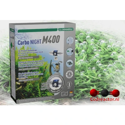 Afbeelding van Dennerle Carbo Night M400 Aquarium CO2 Systeem Met nachtschakelaar hervulbare fles Voor Aquaria tot 400 Liter
