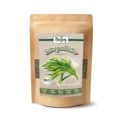 Afbeelding van Biojoy BIO Dragon gedroogd en gesneden (100 g), specerij, Bladeren zonder toevoegingen (Artemisia dracunculus)